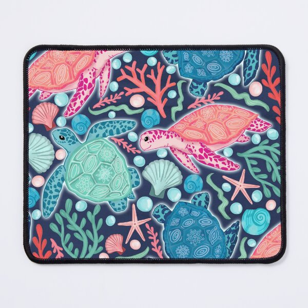 Item preview, Paradise Beach Turtles on Navy designed and sold by Tangerine-Tane.