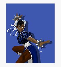 Black Chun Li Photographic Print