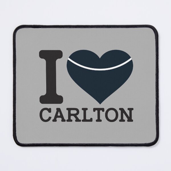 Item preview, “I love Carlton” AFL & AFLW Inspired Apparels, Merchandise, T Shirts, Leggings, Skirt, Mask, Apron, Eco Bag designed and sold by Ink Inc.