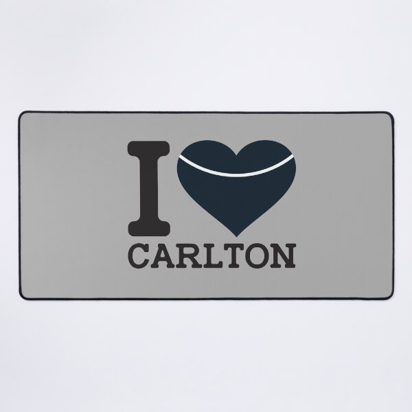 Item preview, “I love Carlton” AFL & AFLW Inspired Apparels, Merchandise, T Shirts, Leggings, Skirt, Mask, Apron, Eco Bag designed and sold by Ink Inc.