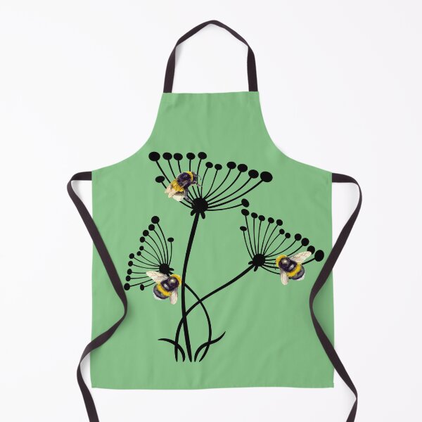 Item preview, Dandelions and Bees in a Simple Design. designed and sold by TeeRayBee.