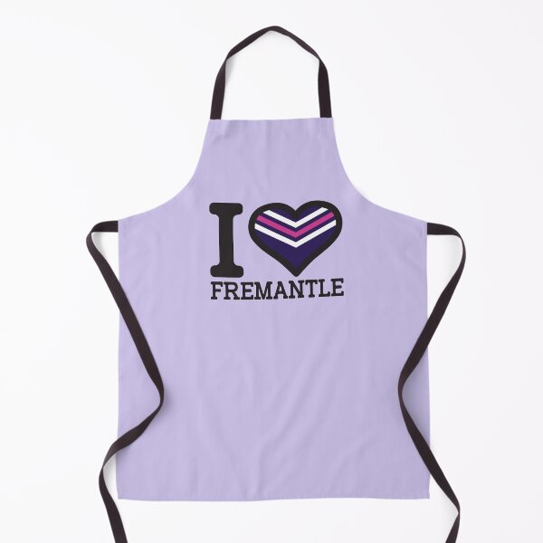 Aperçu de l'œuvre "I love Fremantle" AFL & AFLW Inspired Apparels, Merchandise, T-Shirts, Leggings, Skirt, Mask, Tablier, Eco Bag créée et vendue par Ink Inc.