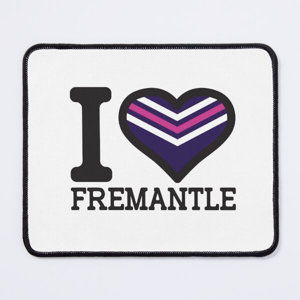 Item preview, “I love Fremantle” AFL & AFLW Inspired Apparels, Merchandise, T Shirts, Leggings, Skirt, Mask, Apron, Eco Bag designed and sold by Ink Inc.