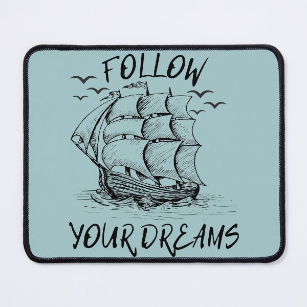 Item preview, Follow Your Dreams Black Sketch designed and sold by ramazis.
