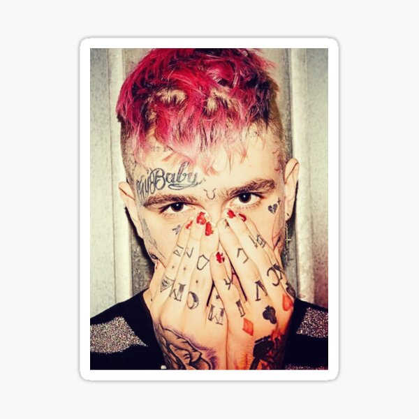 Lil Peep Sticker For Sale By Vrosasmathers Redbubble