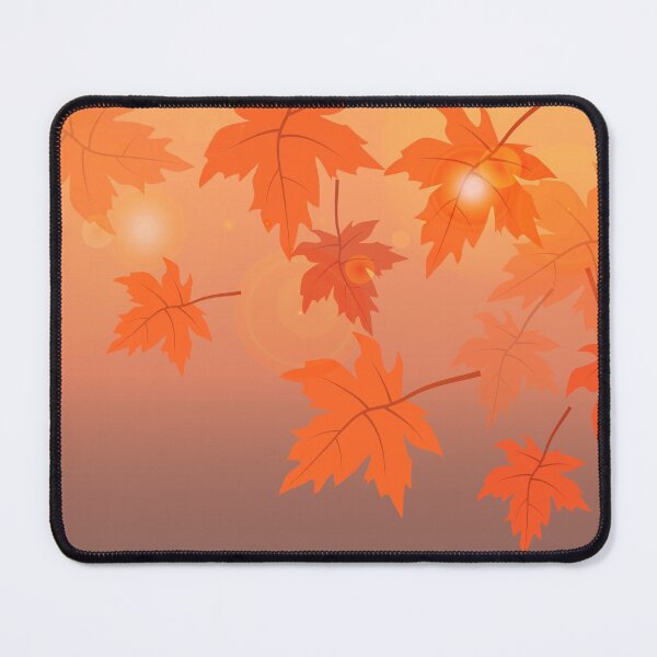 Item preview, Autumn design with maple leaves and bokeh effect designed and sold by CutieBlue.