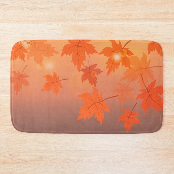 Item preview, Autumn design with maple leaves and bokeh effect designed and sold by CutieBlue.