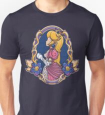 Stained-Glass Peach Unisex T-Shirt