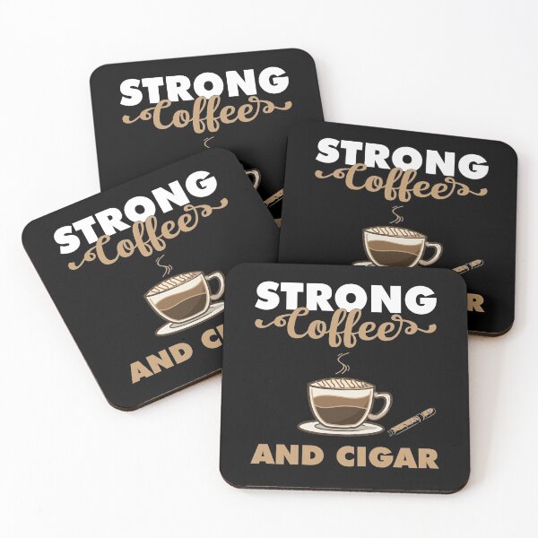 Item preview, Strong coffee and cigar coffee drinker cigarette smoker designed and sold by Lenny Stahl.