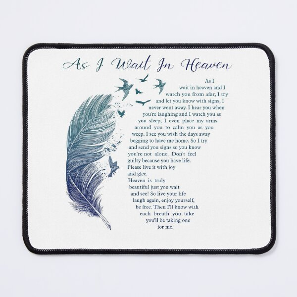 Item preview, As I wait in Heaven designed and sold by SCStafford.