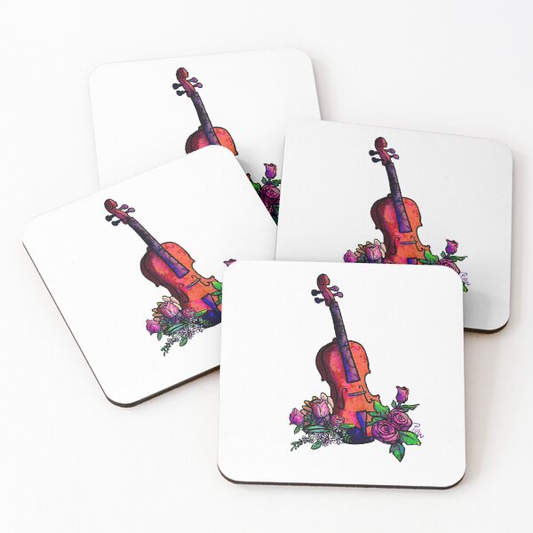 Item preview, Flowered Violin designed and sold by PatouGribouille.