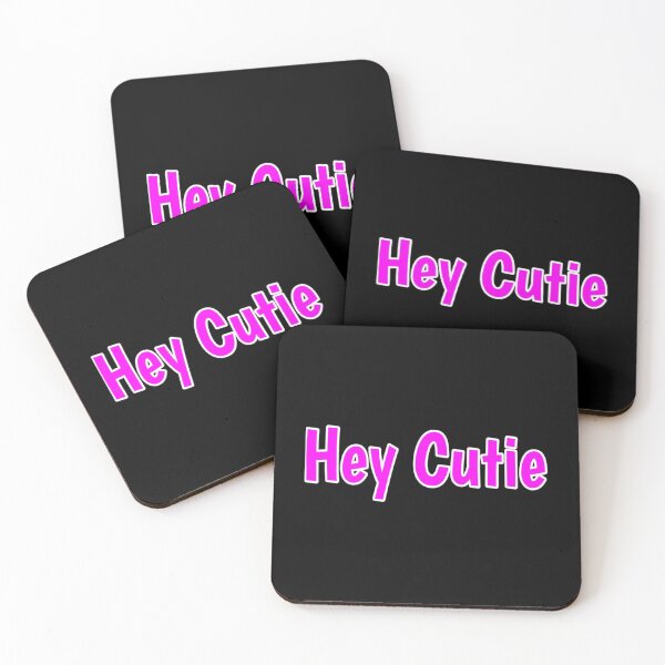 Item preview, Hey cutie redbubble   designed and sold by JeremySchult.