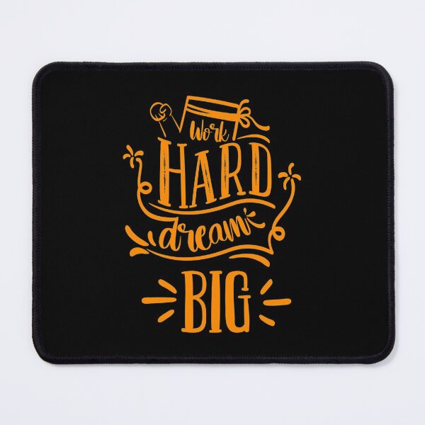 Item preview, Work Hard Dream Big Motivational Quote designed and sold by Open Canvas.