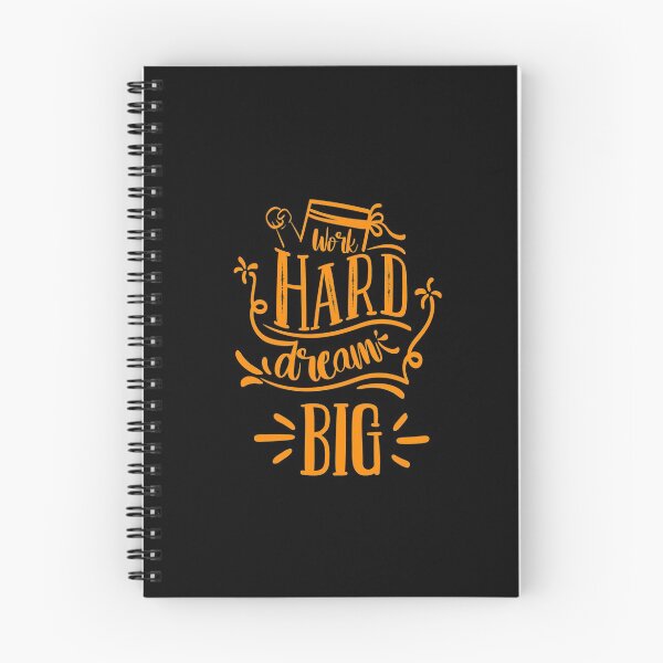 Item preview, Work Hard Dream Big Motivational Quote designed and sold by Open Canvas.