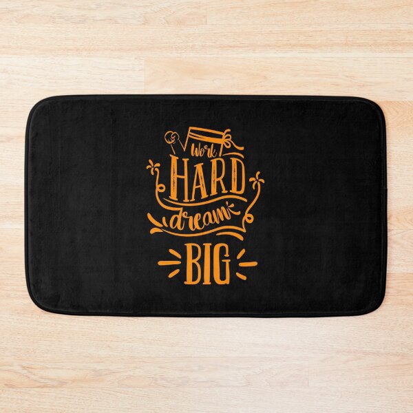 Item preview, Work Hard Dream Big Motivational Quote designed and sold by Open Canvas.