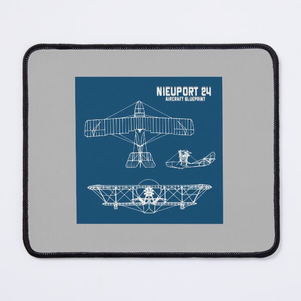 Item preview, Nieuport 24 Bomber Aircraft Airplane Blueprint designed and sold by PodiShawna.