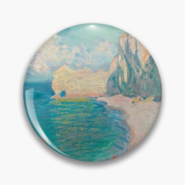 Item preview, The Beach and the Falaise d'Amont designed and sold by PaintedDreams96.