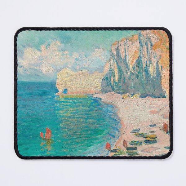 Item preview, The Beach and the Falaise d'Amont designed and sold by PaintedDreams96.
