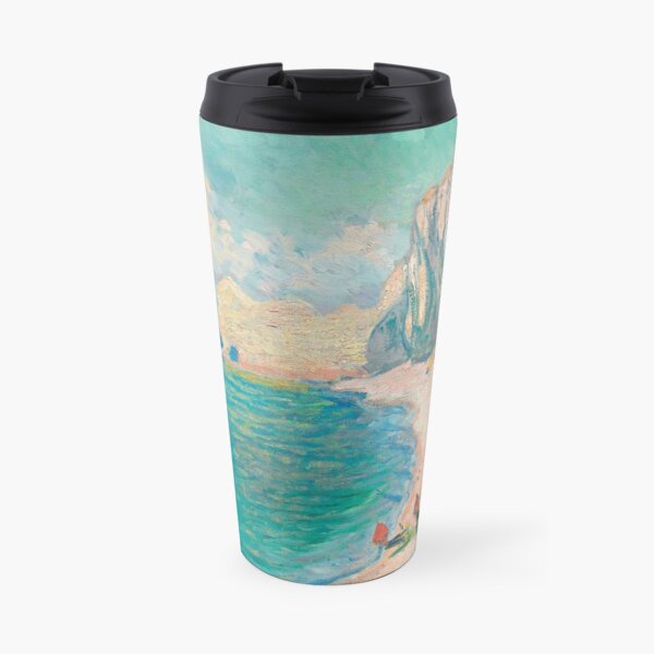 The Beach and the Falaise d'Amont Travel Mug