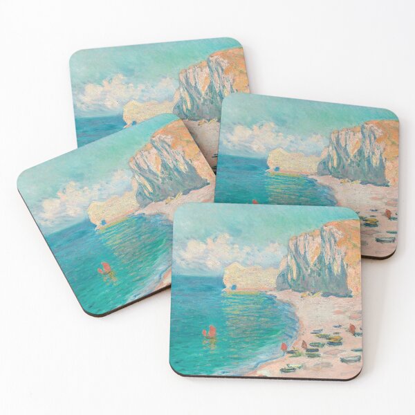 Item preview, The Beach and the Falaise d'Amont designed and sold by PaintedDreams96.