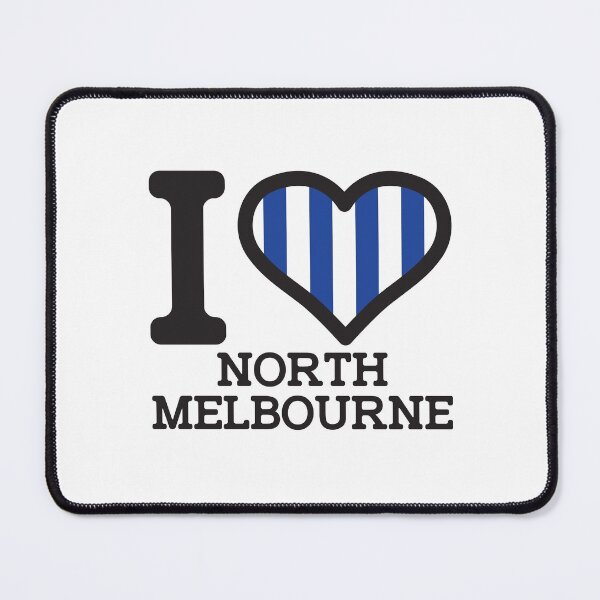 Item preview, “I love North Melbourne” AFL & AFLW Inspired Apparels, Merchandise, T Shirts, Leggings, Skirt, Mask, Apron, Eco Bag designed and sold by Ink Inc.
