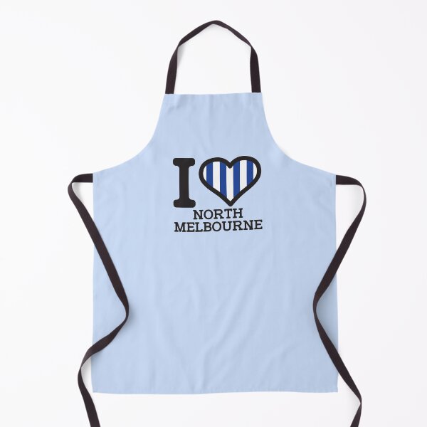 Item preview, “I love North Melbourne” AFL & AFLW Inspired Apparels, Merchandise, T Shirts, Leggings, Skirt, Mask, Apron, Eco Bag designed and sold by Ink Inc.