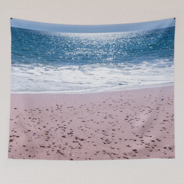 Item preview, Indigo and Pink - Shells Foam and Ocean Sparkles designed and sold by Georgia Mizuleva.