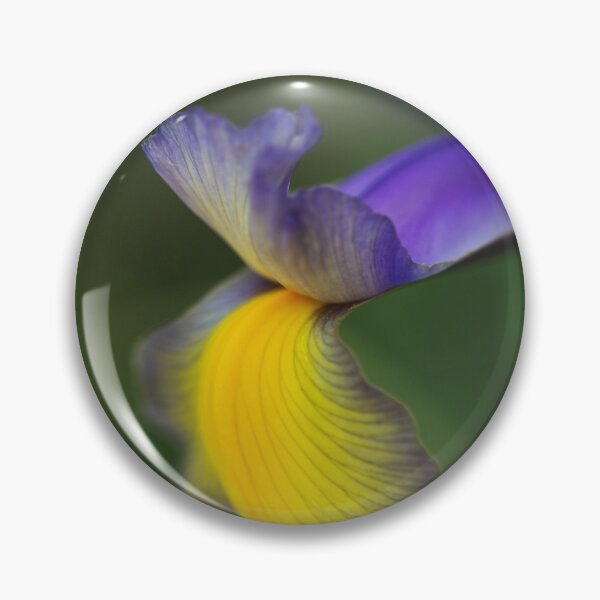 Item preview, Iris Purple Lines And Yellow designed and sold by Joy Watson - Natural Light Photography .