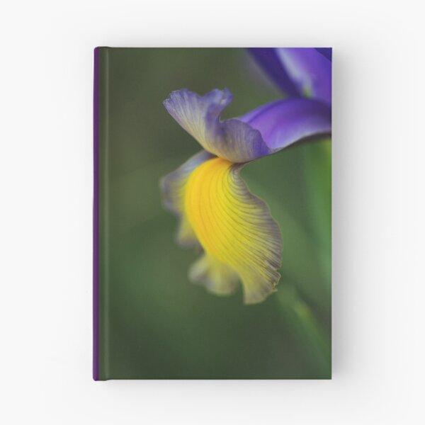 Item preview, Iris Purple Lines And Yellow designed and sold by Joy Watson - Natural Light Photography .