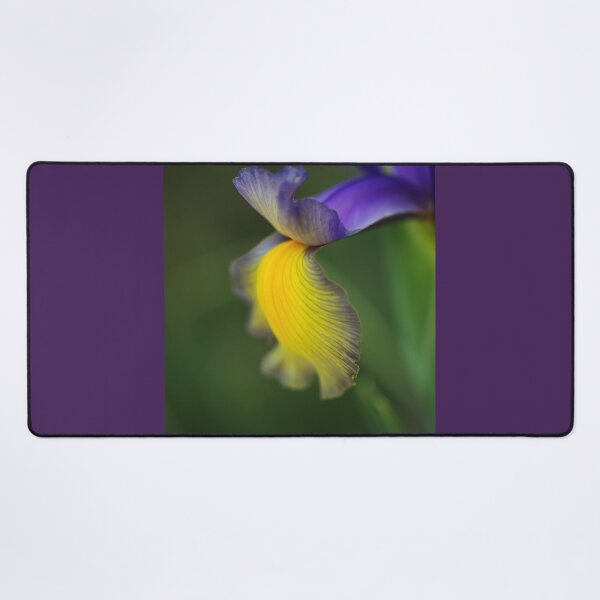 Item preview, Iris Purple Lines And Yellow designed and sold by Joy Watson - Natural Light Photography .
