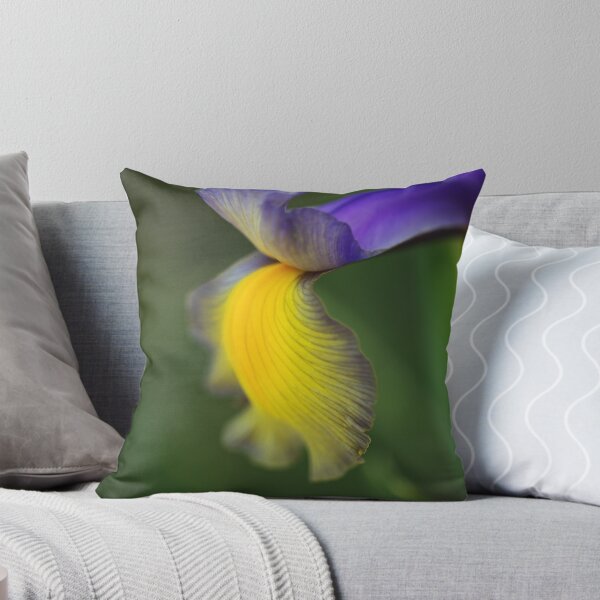 Item preview, Iris Purple Lines And Yellow designed and sold by Joy Watson - Natural Light Photography .
