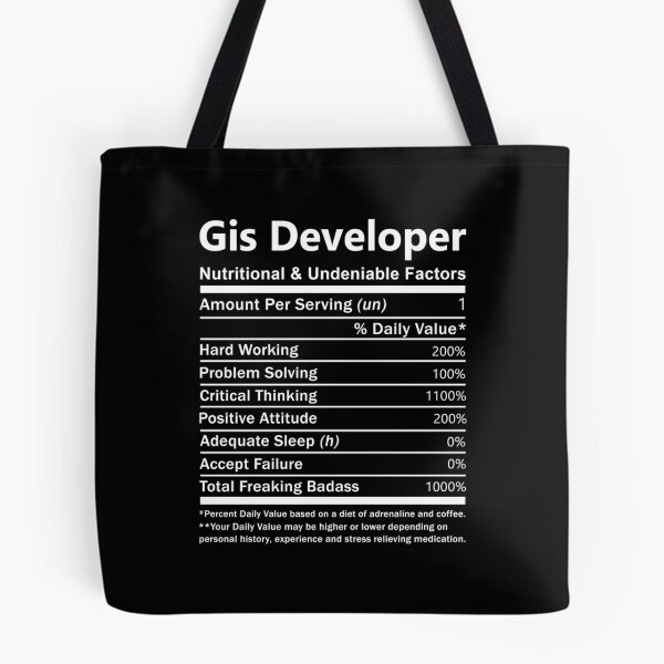 Item preview, Gis Developer T Shirt - Nutritional And Undeniable Factors Gift Item Tee designed and sold by anthonyodo.