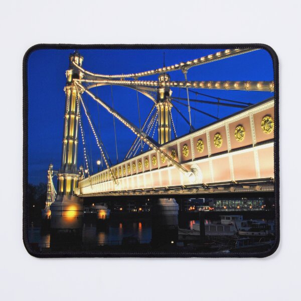 Item preview, Albert Bridge River Thames London England designed and sold by AndyEvansPhotos.
