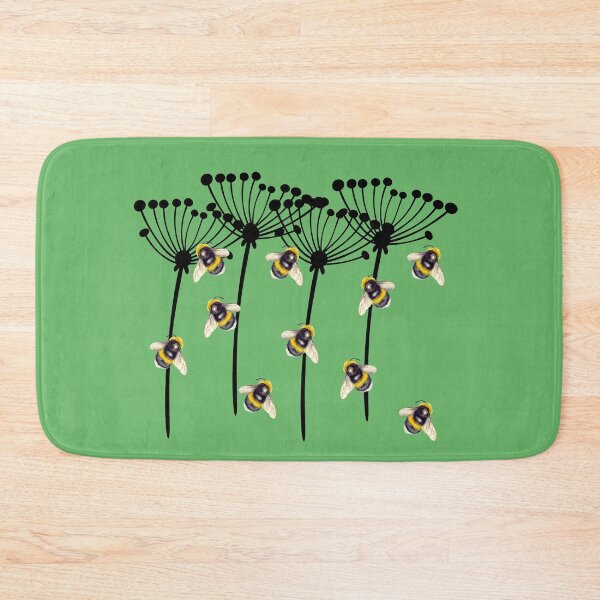 Artikelvorschau, Einzelne Bienen und Löwenzahn in einem schlichten Design. entworfen und verkauft von TeeRayBee.