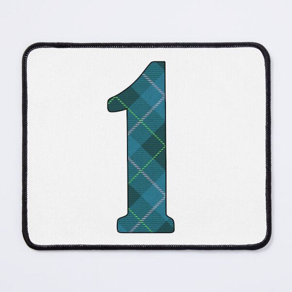 Item preview, Teal Tartan Number One designed and sold by Trinket-Trickster.