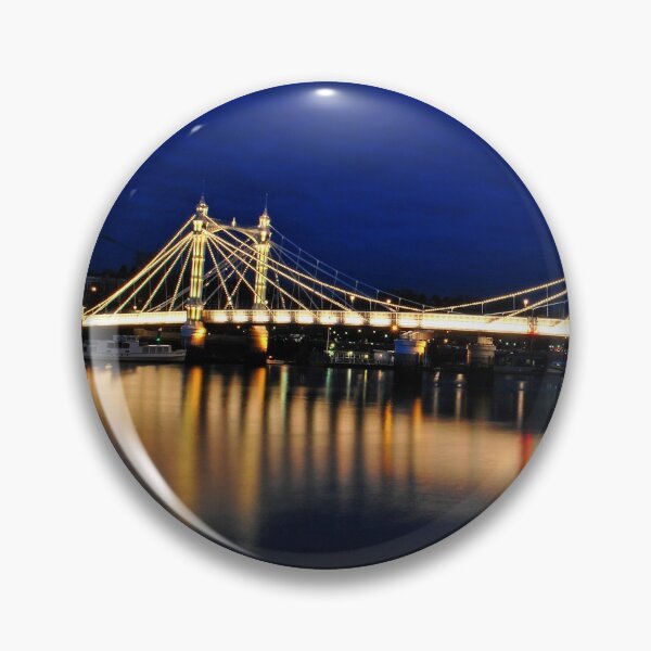 Item preview, Albert Bridge River Thames London England designed and sold by AndyEvansPhotos.