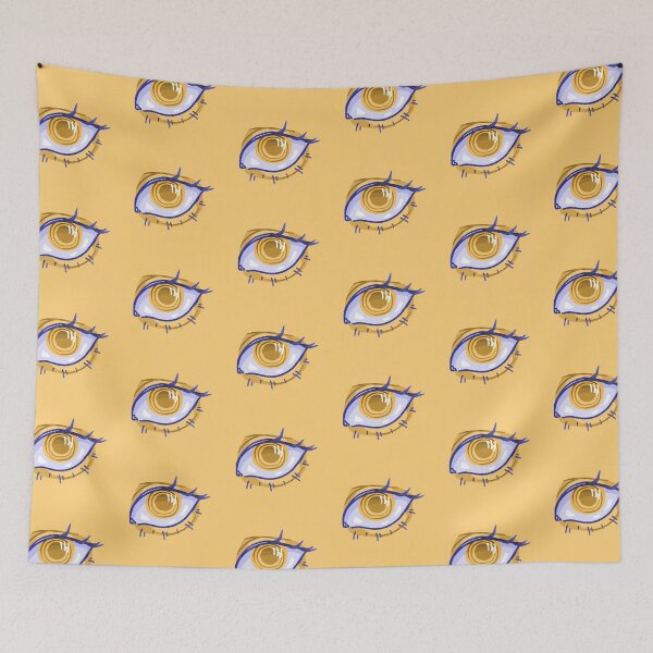 Item preview, yellow n purp eye designed and sold by amphibiansticks.