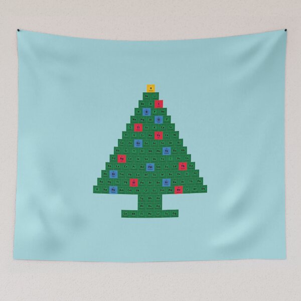 Item preview, Chemistry Christmas Tree Periodic Table designed and sold by sciencenotes.