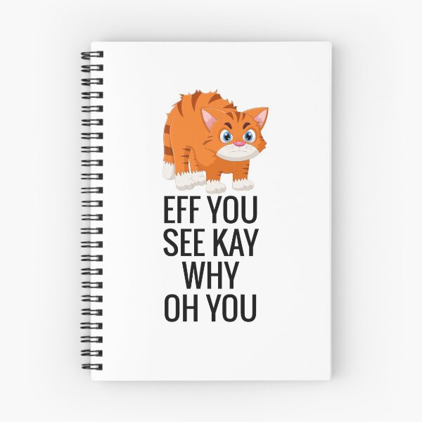 Item preview, Eff You See Kay Why Oh You Cat Retro Vintage, Funny cat, Cat Lovers designed and sold by officialfanclub.