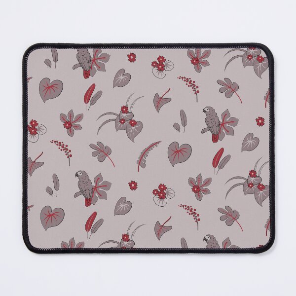 Item preview, African grey parrot pattern: light grey designed and sold by selfproclaimd.