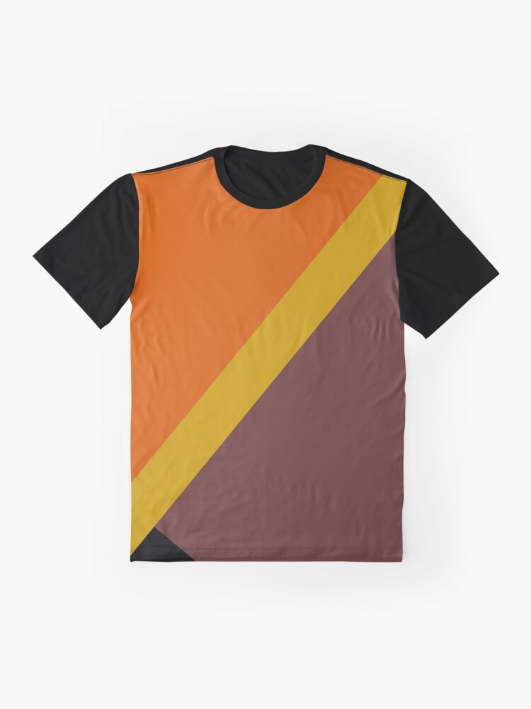Alternate view of Autumn Colored Design Graphic T-Shirt