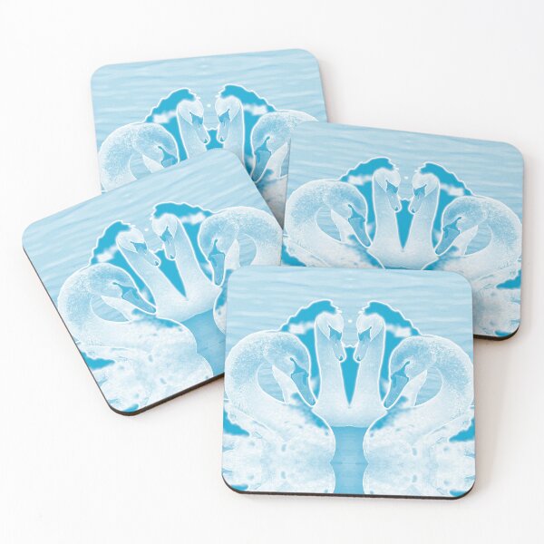 Item preview, Partners For Life Blue White Swan Romance designed and sold by SpiritGifts.