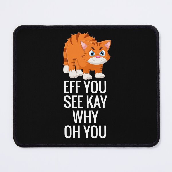 Item preview, Eff You See Kay Why Oh You Cat Retro Vintage, Funny cat, Cat Lovers designed and sold by officialfanclub.