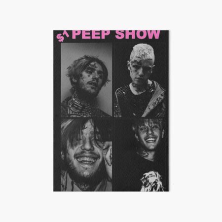 Lil Peep Art Board Print For Sale By Vrosasmathers Redbubble