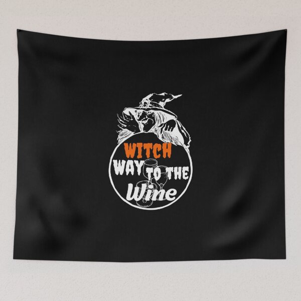 Item preview, Witch Way To The Wine designed and sold by Sonatablue.