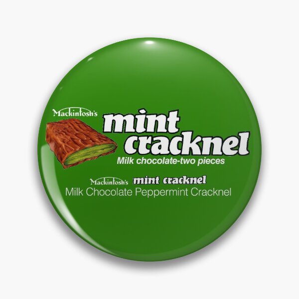 Item preview, MINT CRACKNEL CHOCOLATE BAR WRAPPER designed and sold by ThrowbackAds.