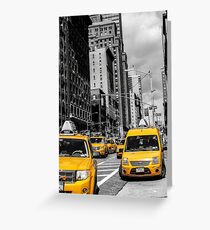 Taxi Greeting Card