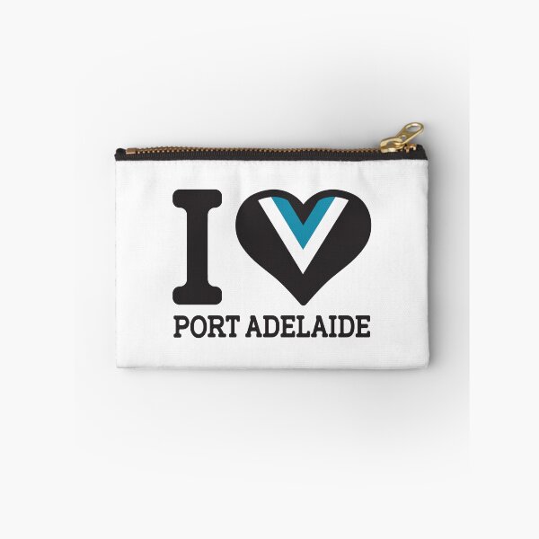 Artikelvorschau,  „I love Port Adelaide“ Bekleidung, Merchandise, T-Shirts, Leggings, Rock, Maske, Schürze, Öko-Tasche entworfen und verkauft von Ink Inc.