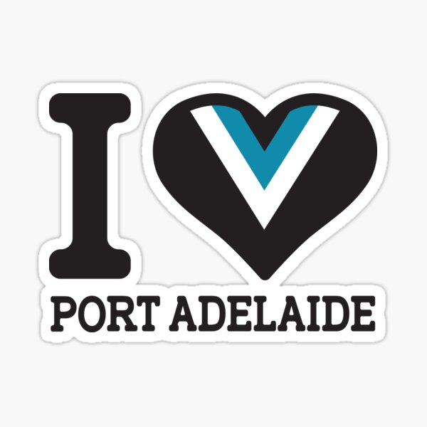 Item preview,  “I love Port Adelaide” Apparels, Merchandise, T Shirts, Leggings, Skirt, Mask, Apron, Eco Bag designed and sold by Ink Inc.
