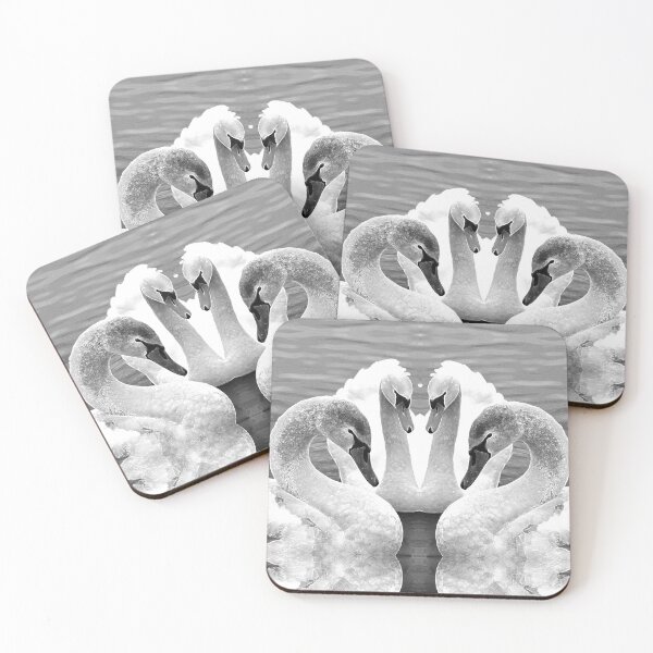 Item preview, Partners For Life Black White Swan Romance designed and sold by SpiritGifts.